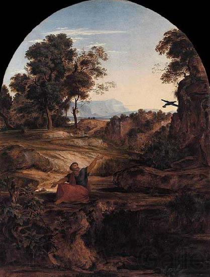Ferdinand Olivier Elijah in the Wilderness Spain oil painting art